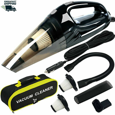 #ad Powerful Car Vacuum Cleaner Portable Wetamp;Dry Handheld strong Suction Car Vacuum $24.99
