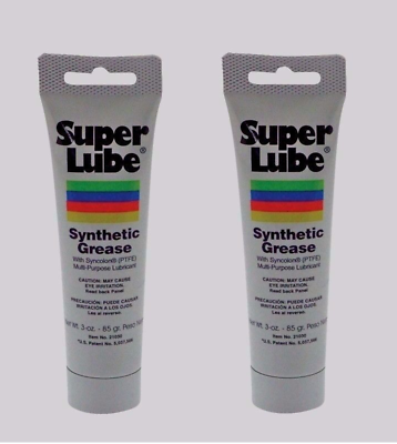 #ad 2 Super Lube Synthetic Grease PTFE Lubricant Dielectric USDA H 1 Tube 3oz 21030 $27.99