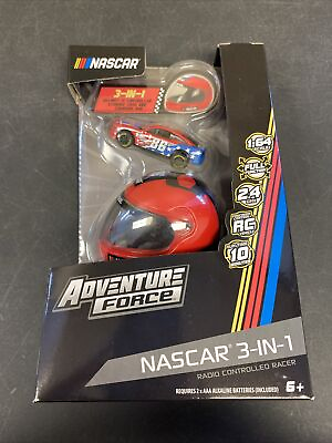 #ad NASCAR Remote Control 1:64 Scale Adventure Force Sports Car # 86 Red Blue Sealed $9.99