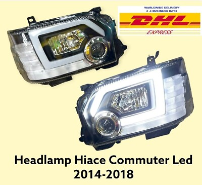 #ad LED Headlamp Light Fit For 2014 2018 Toyota Hiace Commuter Van $549.99