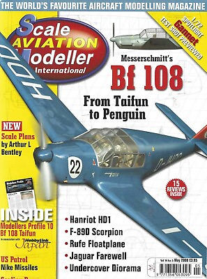 #ad Scale Aviation Modeller International May 2008 Aircraft Model Magazine $10.00
