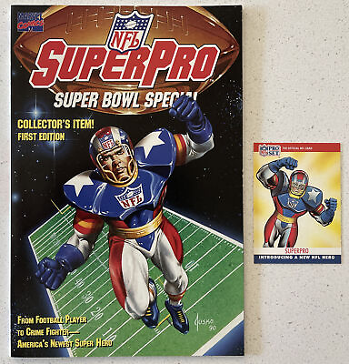 #ad Superpro Comic Super Bowl Special Collectors Item Ed. #1 Pro Set SUPERPRO $60 $60.00