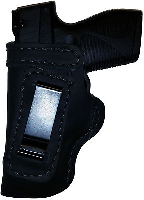 #ad LT BLACK CUSTOM OWB Leather Holster YOUR CHOICE:rhlh laser slide cant belt mag $34.88