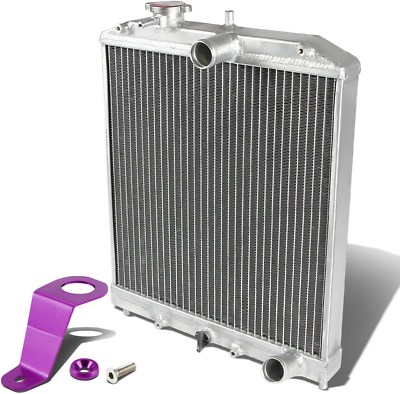 #ad Full Aluminum 2 Row 42Mm Radiator Bundle with Purple Stay Mount Bracket Compatib $95.99
