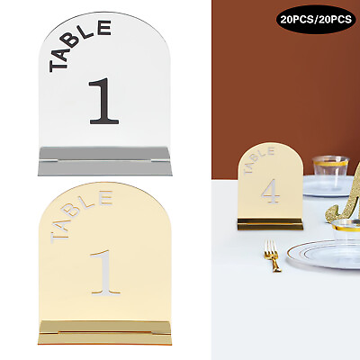 #ad 1 20 Tabletop Numbers Wedding Acrylic Desk Numbers Table Number Centetpieces $38.95