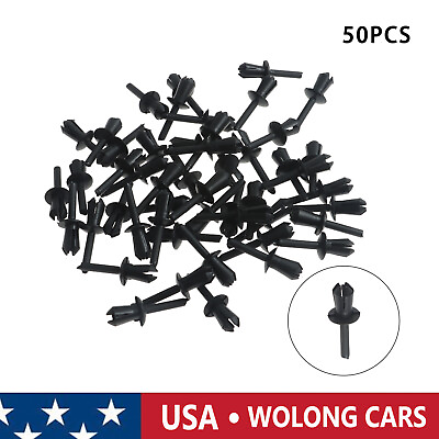 #ad 50 Pcs Trim Retainer Rivets Clips Fastener Fit for BMW 325iX 323is 328iC $9.91