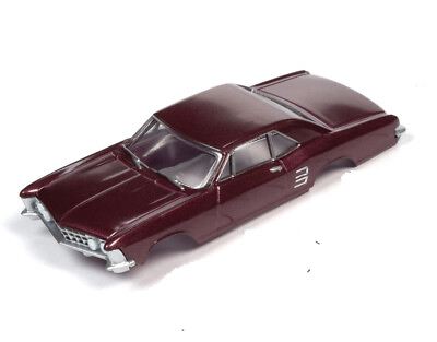 #ad 1963 BUICK RIVIERA BROWN TJET SLOT CAR BODY FITS AURORA AUTO WORLD DASH $19.99