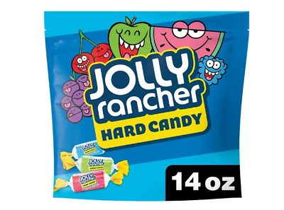 #ad Jolly Rancher Assorted Fruit Flavored Hard Candy Resealable Bag 14 oz $5.28
