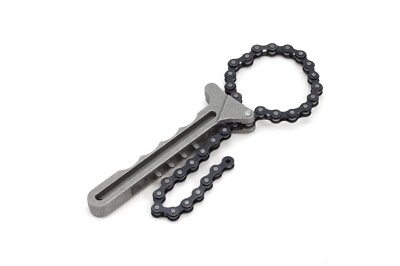 #ad Car Engine Oil Filter Chain Grip Key Wrench Remover Tools Adjustable Chain $37.95