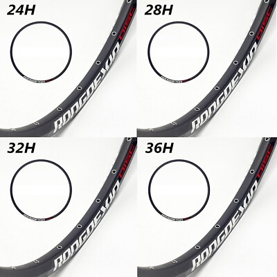 #ad 26 Inch Double Disc Wheel Rim for Mountain Bike with Stainless Steel Rivets $71.97