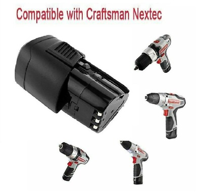 NEW CRAFTSMAN NEXTEC 12VOLT LITHIUM ION Compact Lithium Ion Battery 320.11221 $25.00