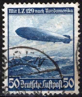 ZAYIX Germany C57 Used Air Post Aviation Hindenburg 042523SM44M $1.50