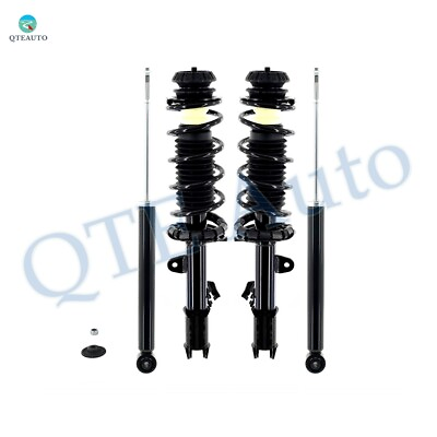 #ad Front Rear Quick Complete Strut Spring Shock For 2014 2019 Nissan Versa Note $164.98