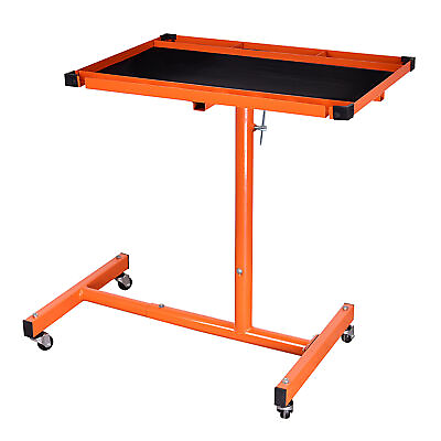 #ad Rolling Tool Table 220lbs Capacity Tear Down Tray Mobile Work Table with Wheels $89.99