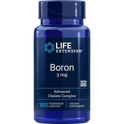 #ad Life Extension Boron 3 mg 100 Veg Caps $5.25