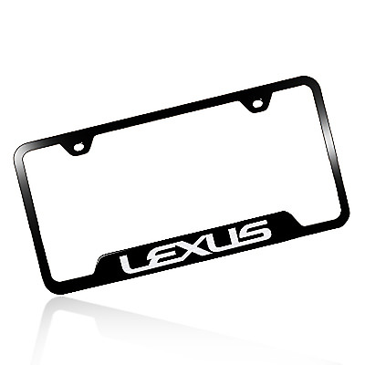 #ad Lexus Black Steel License Frame $60.99