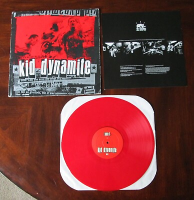 #ad Kid Dynamite Self Titled Red Vinyl LP 500 1st Press Lifetime H2O Paint It Black $64.99