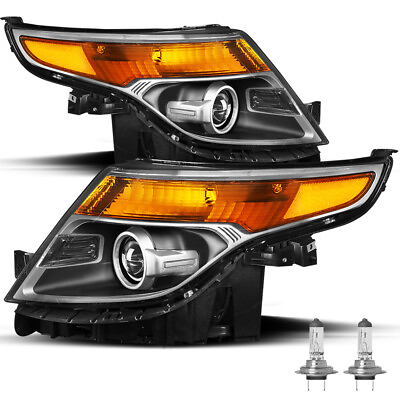 #ad FOR 2011 2015 FORD EXPLORER OE STYLE PROJECTOR HEADLIGHT LAMP LEFTRIGHT PAIR $249.99