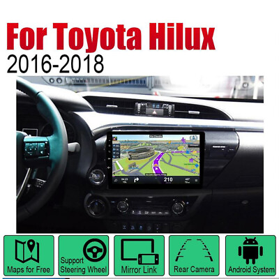 #ad 10.1quot; ANDROID 13 CAR STEREO RADIO CARPLAY GPS NAVI FOR TOYOTA HILUX 2016 2018 $150.00