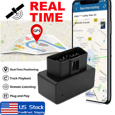 #ad OBD2 II GPS Tracker Real Time Vehicle Tracking Device GSM GPRS Car Truck Locator $17.25