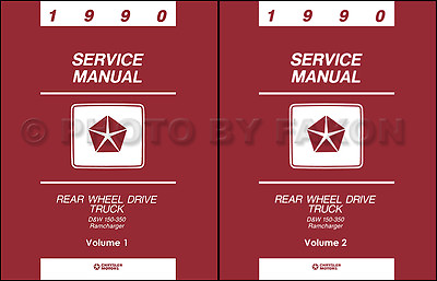 #ad 1990 Dodge Pickup Truck Shop Manual D150 D250 D350 W150 W250 W350 Service Repair $69.00