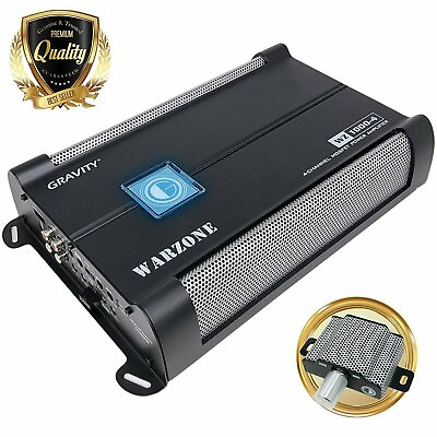 #ad Gravity 1000W 4 Channels 2 4 OHM Car Audio Competition Amplifier $139.99