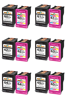 #ad 60XL 61XL 62XL 63XL 64XL 65XL For HP Ink Cartridges Combo $14.35