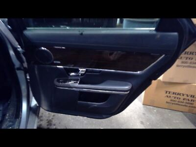 #ad Passenger Rear Door Card Trim Panel Black Leather PDB Fits XJ 2013 724762 $184.99