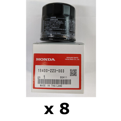 #ad 8 Pack of 15400 ZZ3 003 Honda Marine Oil Filters 8 thru 60 HP Engines $128.26
