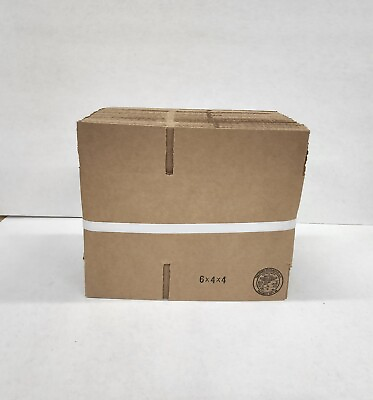 #ad 6 x 4 x 4quot; Corrugated Kraft Shipping Boxes Select Quantity SHIPS FAST $89.99