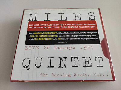 #ad Bootleg: Miles Davis Quintet Live in Europe 1967 by Miles Davis 3CDDVD 2011 $29.69