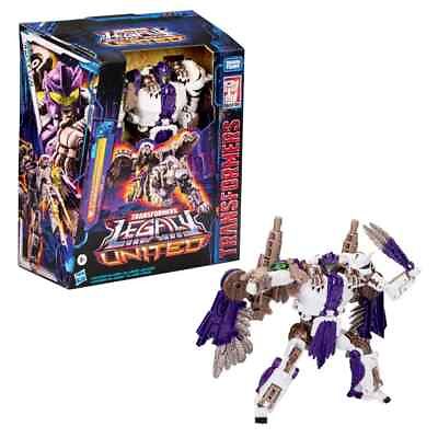 #ad Hasbro Transformers Legacy United Leader Beast Wars Universe Tigerhawk Figure $56.50