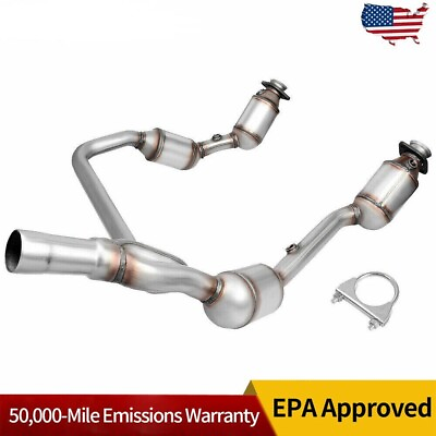 #ad EPA Front Catalytic Converter Y Pipe for 2007 2008 2009 Jeep Wrangler JK 3.8L $175.81