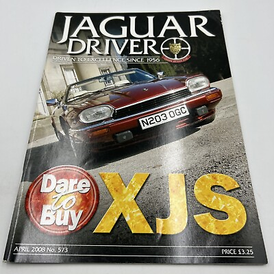 #ad Jaguar Driver Magazine April 2008 $7.99
