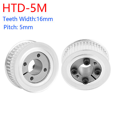 #ad HTD 5M 18T 45T With Expansion Tension Sleeve Timing Belt Pulley Teeth Width 16mm $21.25