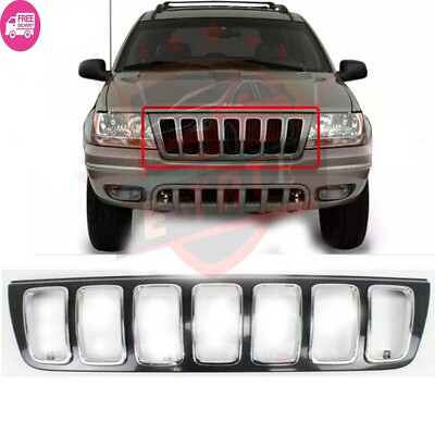 #ad New JEEP GRAND CHEROKEE For 2001 2003 Front Black Grille 5GL79DX8AA CH1200265 $140.40