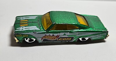 #ad Vintage Hot Wheels Collector Green HotWheels.com 65 Chevrolet Impala 1996 Mattel $3.99