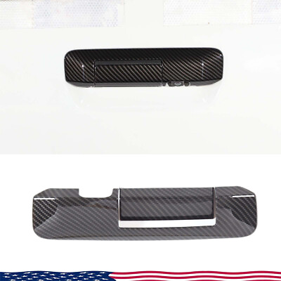 #ad ABS Carbon Fiber Tailgate Handle Trim Frame For Toyota Tacoma 2006 2015 $19.99