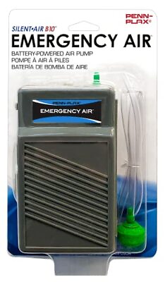 Silent Air B10 Battery Operated Aquarium Air Pump Manual On Off Switch $12.19