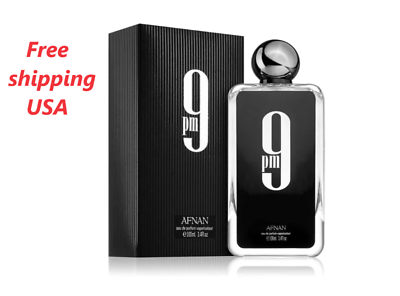 #ad #ad AFNAN 9 PM For Men Eau De Parfum Spray 3.4 Ounce Item 10 Free Shipping USA $37.00