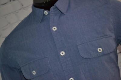 #ad 46145 a J.Crew New York Sportsman Shirt Front Pockets Blue Size Medium Mens $22.99