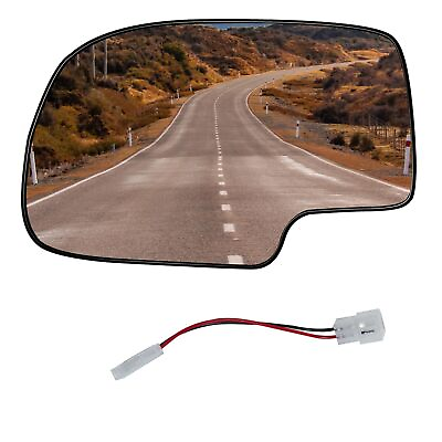 #ad Driver Side Heated Mirror Glass Replacement Rear View Mirror Glass Lens Repla... $13.59