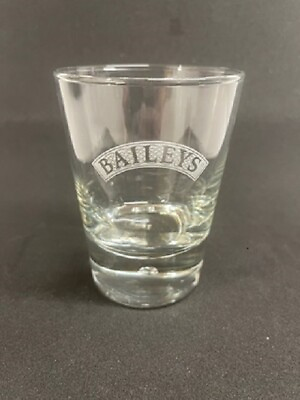 #ad Baileys Original Irish Cream Etch Panel Logo Bubble Base Rocks Glass Home Bar $6.50