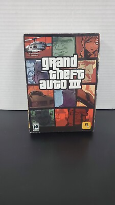#ad Sealed NEW * Grand Theft Auto III * PC 2002 Big Box * GTA 3 $139.99