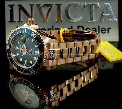 #ad NEW Invicta Men#x27;s 47MM Grand Diver AUTOMATIC NH35 BLUE Dial S.S Bracelet Watch $119.99