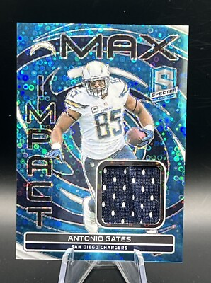 #ad 2023 Panini Spectra Football Antonio Gates Chargers Max Impact Patch 56 60 $7.00
