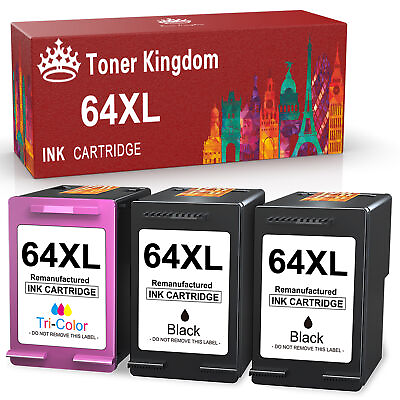 #ad 64XL Ink Cartridges for HP envy photo 7855 7155 7858 6255 7800 7164 6255 Combos $18.95