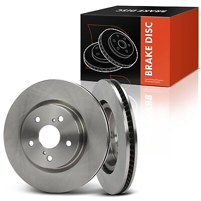 #ad 2xFront Side Disc Brake Rotors for Toyota Camry RAV4 CHR Lexus ES250 350 ES300h $69.99