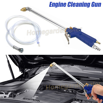 #ad Air Power Engine Cleaner Gun Siphon Car Oil Degreaser Cleaning Sprayer ToolHose $12.91