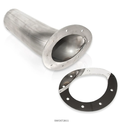 #ad Fits Stainless Works Through body Exhaust Tip Teardrop Style 3in Inlet ST2811 $158.20